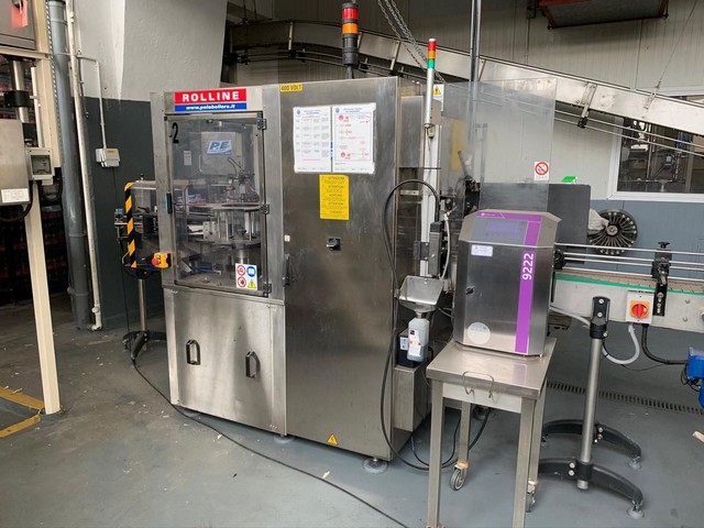 Used P.E. Labellers ROLL_LINE 9 1-3-425 Labeller, 9,000 BPH – EA 710