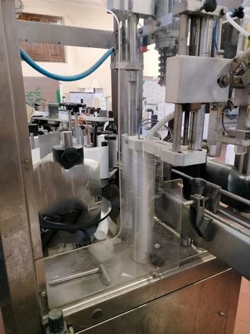 Used OMB capsuling machine with labeller photo 4