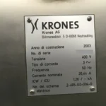 labelling machine KRONES 16 heads - Year 2003 — photo 8