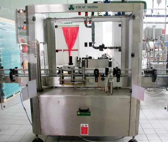 Used adhsive labeller Eticap System photo 2