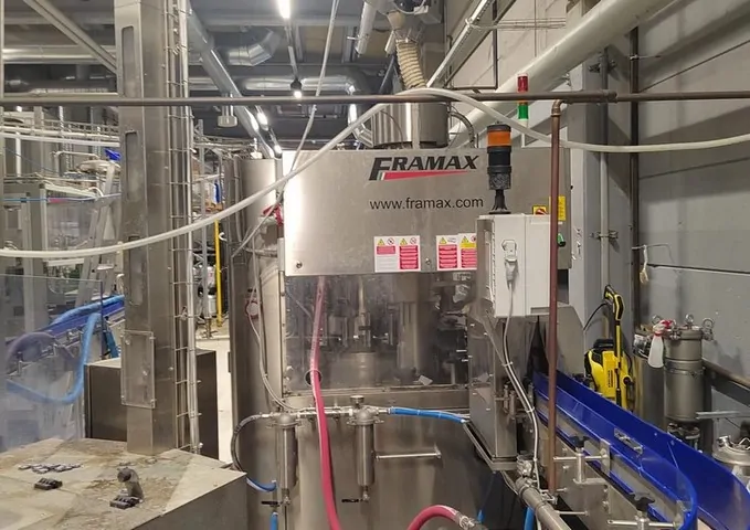 Used Complete Bottling Line Framax for Beer photo 10