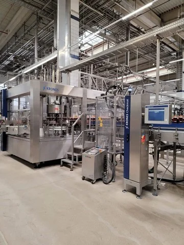 Krones PET aseptic filling line