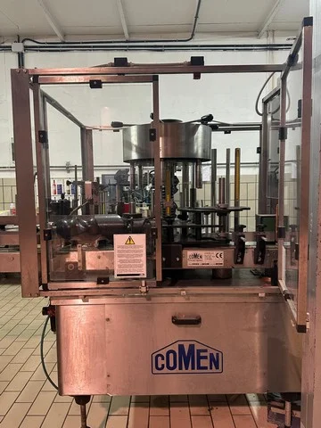 Used glass bottling line for still wine photo 4