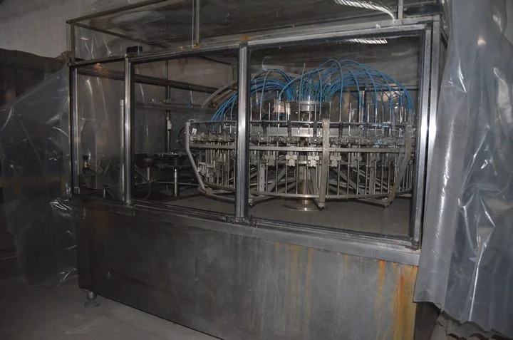 Used glass bottling line for still wine photo 7