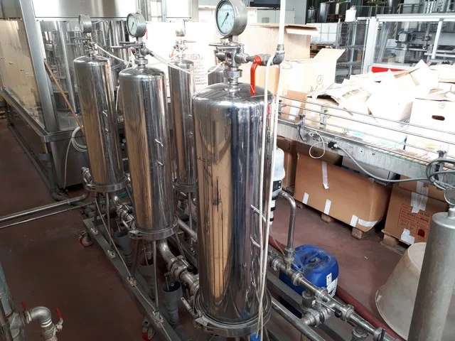 Used Gai bottling line for glass demijohns photo 4