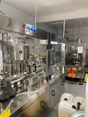 Triblocco Cimec usato con etichettatrice STS