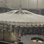 Monoblocco di riempimento isobarico Virmauri usato 80.130.15 per bottiglia in vetro — foto 5