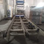 Sacmi palletizer with semi-automatic pallet wrapper — photo 1