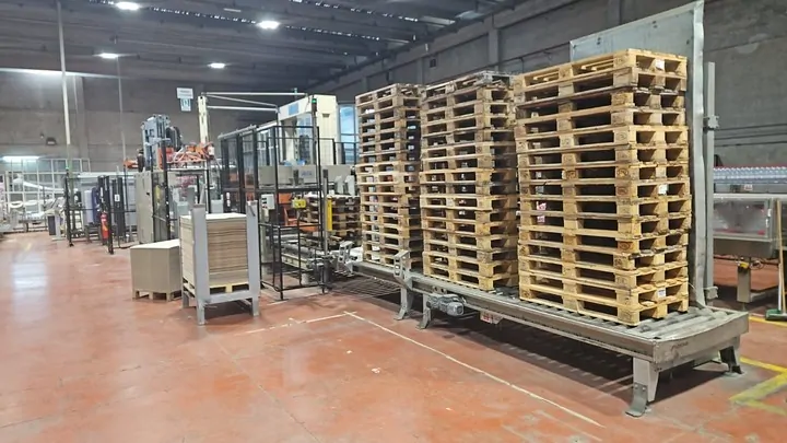 Pallettizzatore Usato Acmi Pallet Rasar PET 2002