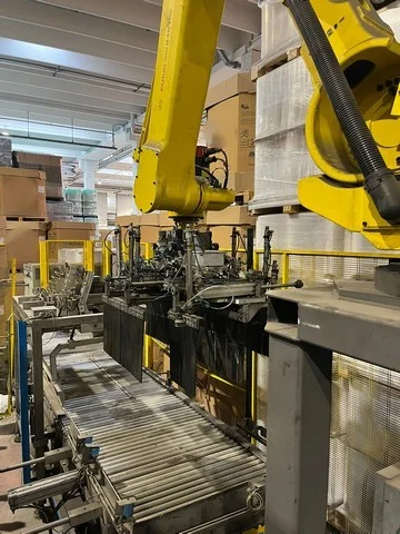 Used Robopac Fanuc palletizer photo 5