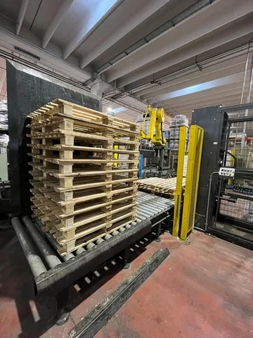 Used Robopac Fanuc palletizer photo 9